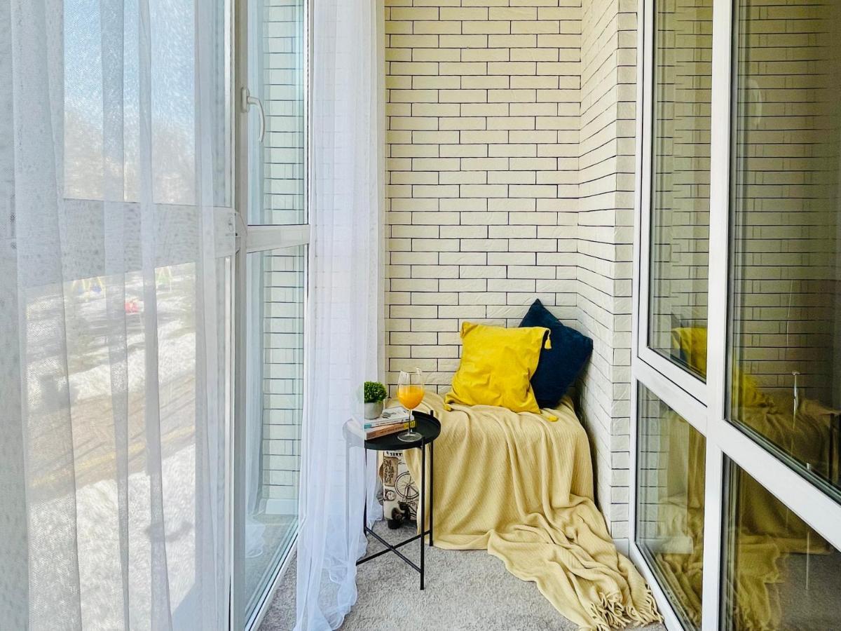 Ferienwohnung Уютная Стильная Квартира Возле Центрального Парка Горького! Almaty Exterior foto